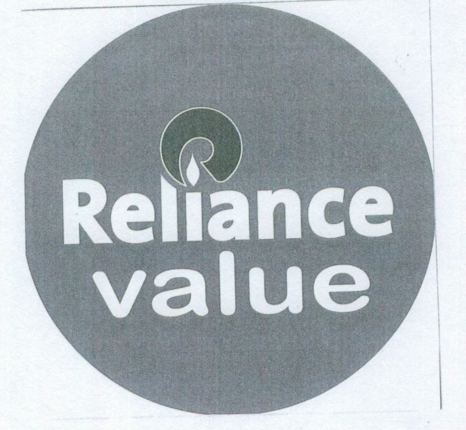 Reliance Value (label) Device mark 1580592 Trademark