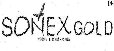 Sonex Gold (with Device) Device mark 2022588 Trademark