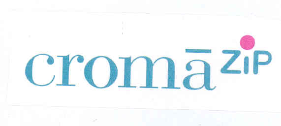 Croma Zip (label) Device mark 1745889 Trademark