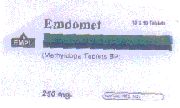 Emdomet (label) Device mark 1475046 Trademark