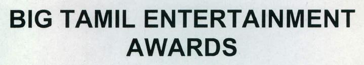 Big Tamil Entertainment Awards Device mark 2280886 Trademark