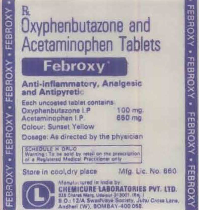 Febroxy Device mark 742038 Trademark