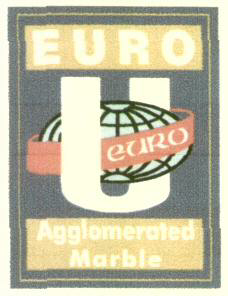 Euro Agglomerated Marble (device Of Globe, Label) Device mark 1591105 Trademark