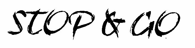 Stop & Go (letter Written In Special From) Device mark 1470143 Trademark