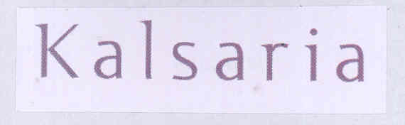 Kalsaria Device mark 1745512 Trademark