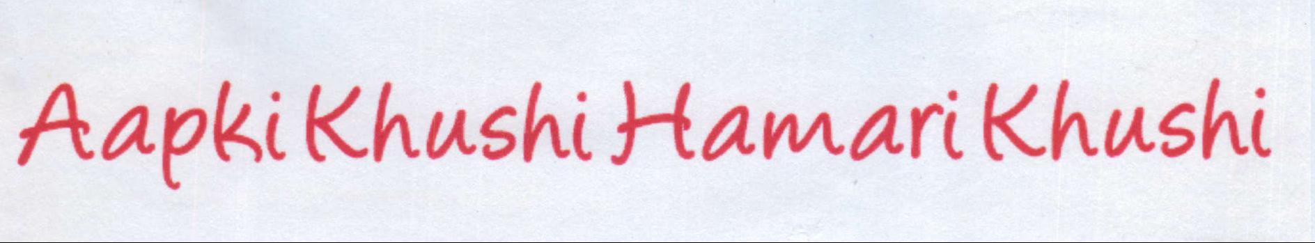 Aapki Khushi Hamarikhushi Device mark 2006960 Trademark