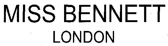 Miss Bennett London Device mark 2910328 Trademark