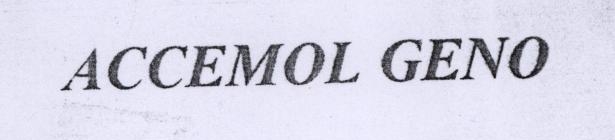 Accemol Geno Device mark 1788099 Trademark