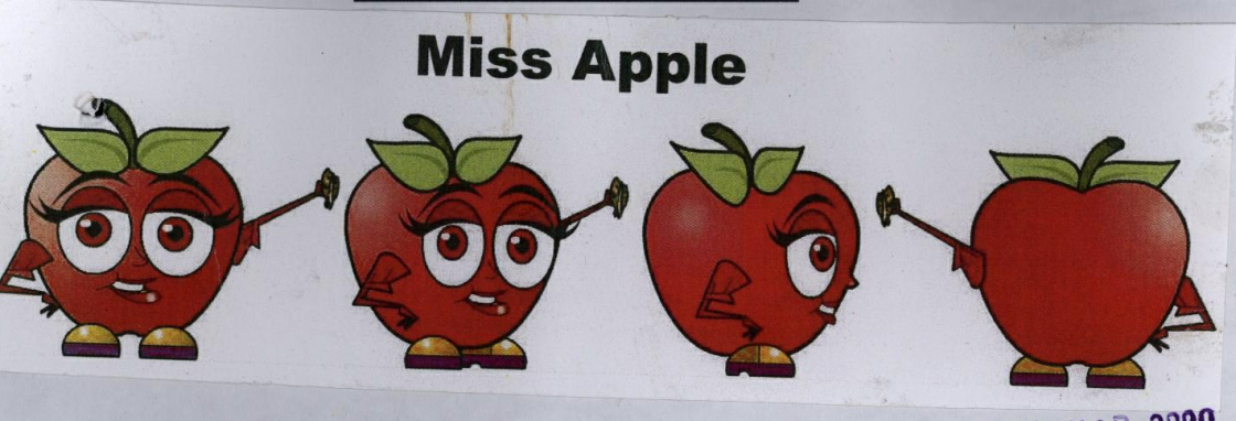 Miss Apple ( Label ) Device mark 1792203 Trademark