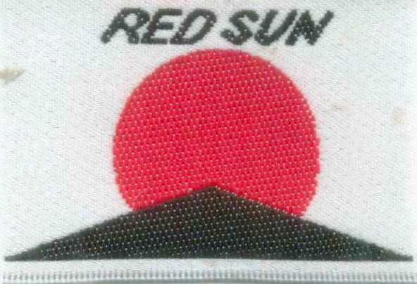 Red Sun (cloth Label) Device mark 662360 Trademark