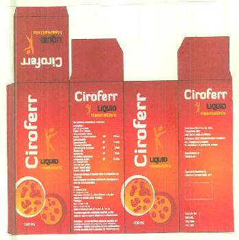 Ciroferr Uquid Heamatlnlo Device mark 2915853 Trademark