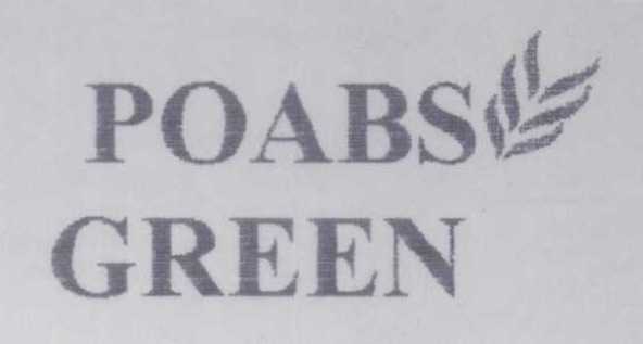 Poabs Green Device mark 1100603 Trademark