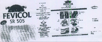Fevicol Sr 505 [device Of Elephants] [label] Device mark 1109867 Trademark