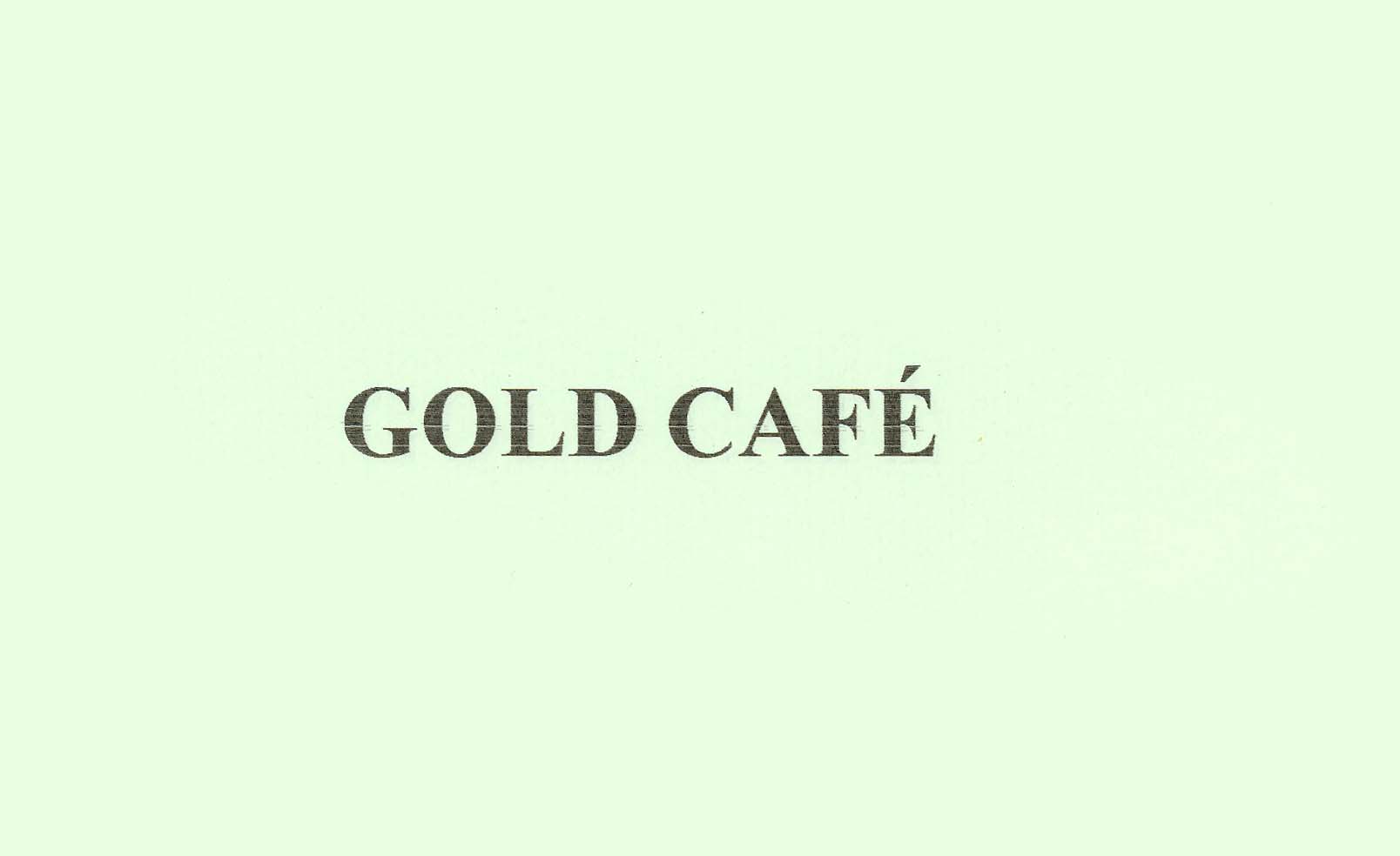 Gold Cafe Device mark 1660274 Trademark