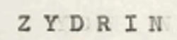 Zydrin Device mark 720669 Trademark
