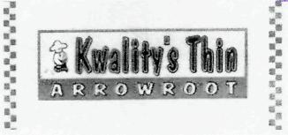 Kwalitys Thin Arrowroot Device mark 1619828 Trademark