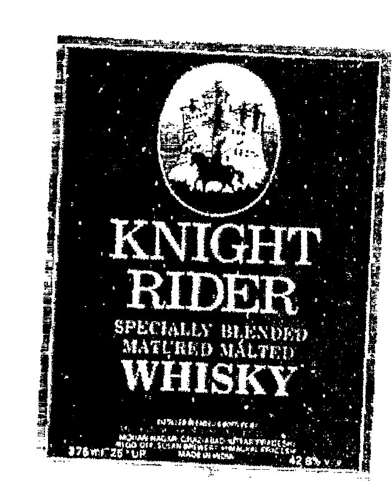 Knight Rider Label Device mark 490666 Trademark