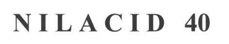 Nilacid 40 Device mark 1650924 Trademark