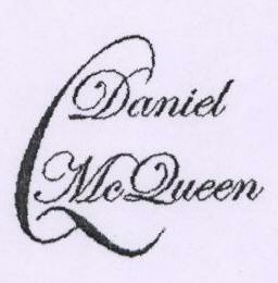 Daniel Mc Queen Device mark 1785773 Trademark