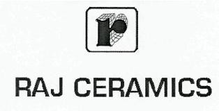 R Raj Ceramics (device) Device mark 2495744 Trademark