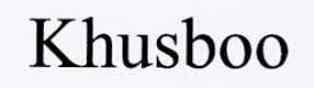 Khusboo Device mark 2748400 Trademark