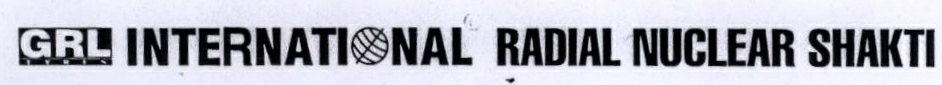 Grl International Radial Nuclear Shakti Device mark 1902000 Trademark