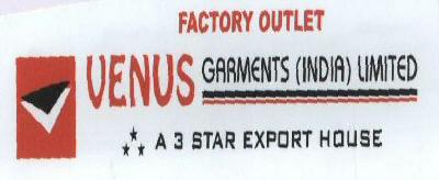 Venus Garments (india) Limited A 3 Star Export House Device mark 1760473 Trademark