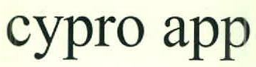 Cypro App Device mark 2614276 Trademark