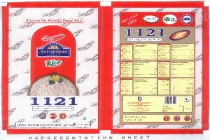 Aeroplane 1121 (label) Device mark 1550199 Trademark