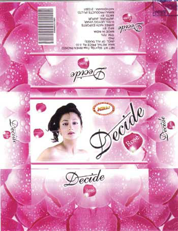 Decide Rose , Miraj [label} Device mark 1426530 Trademark