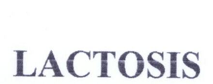 Lactosis Device mark 1489820 Trademark