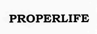 Properlife Device mark 2690245 Trademark