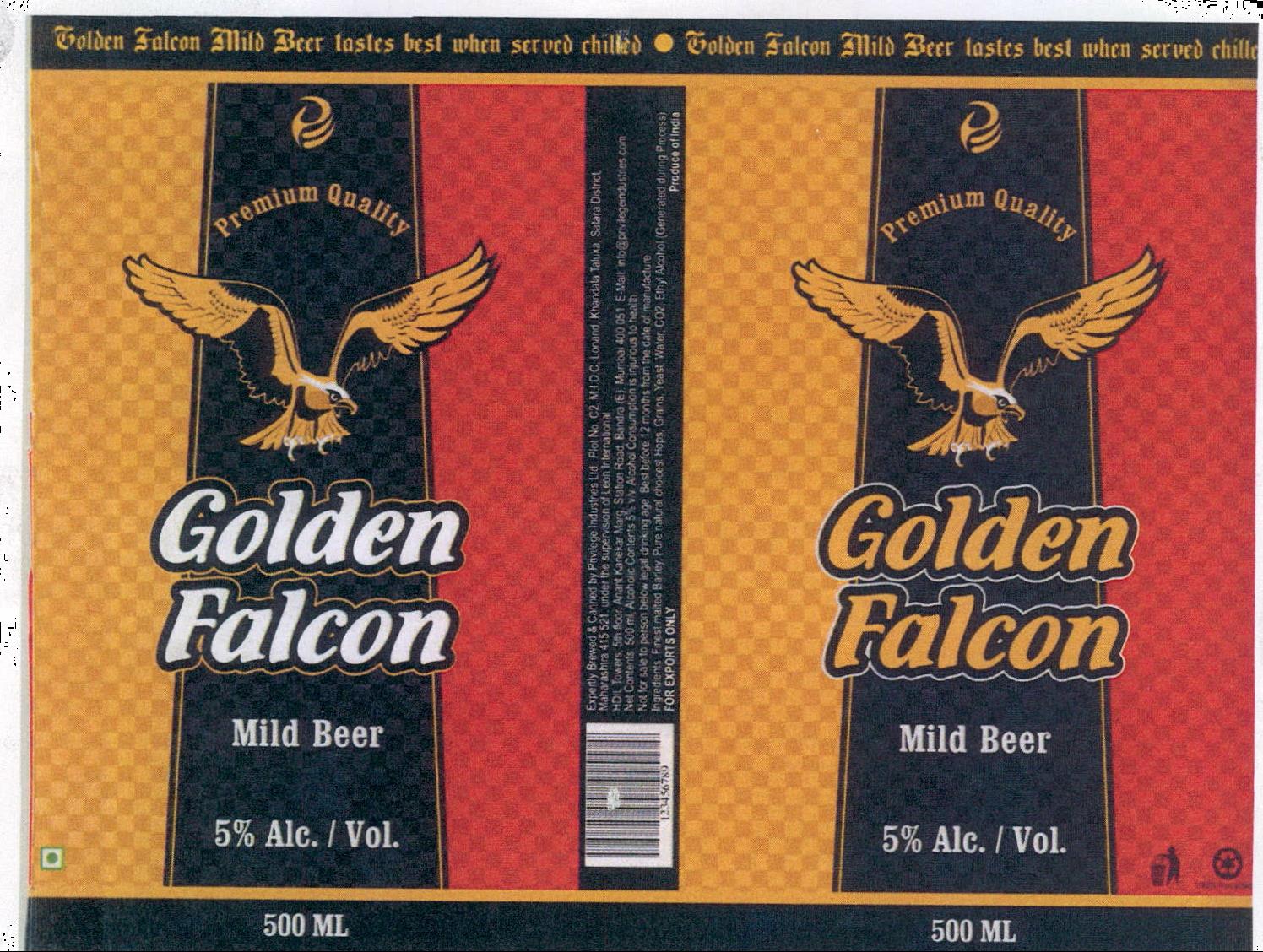 Golden Falcon Device mark 2048587 Trademark