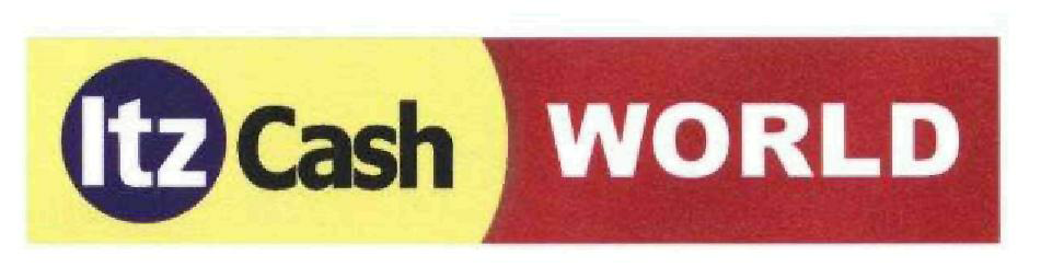 Itz Cash World (label) Device mark 1725169 Trademark