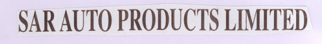 Sar Auto Products Limited (label) Device mark 1787591 Trademark