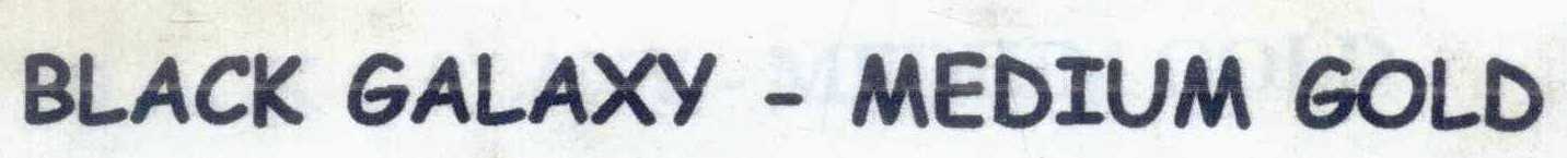 Black Galxy-medium Gold Device mark 939997 Trademark