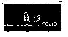 Priknits Folid (label) Device mark 1220501 Trademark