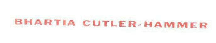 Bhartia Cutler Hammer (label) Device mark 1562949 Trademark