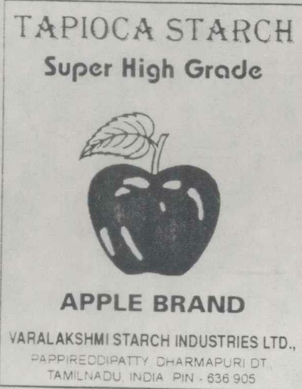 Tapioca Starch Apple Brand Device mark 768899 Trademark