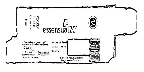 Essensual20 Pearly Shine (label) Device mark 2205094 Trademark