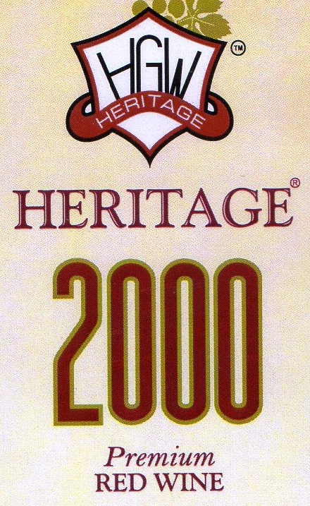 Heritage 2000 Premium Red Wine Device mark 2604060 Trademark