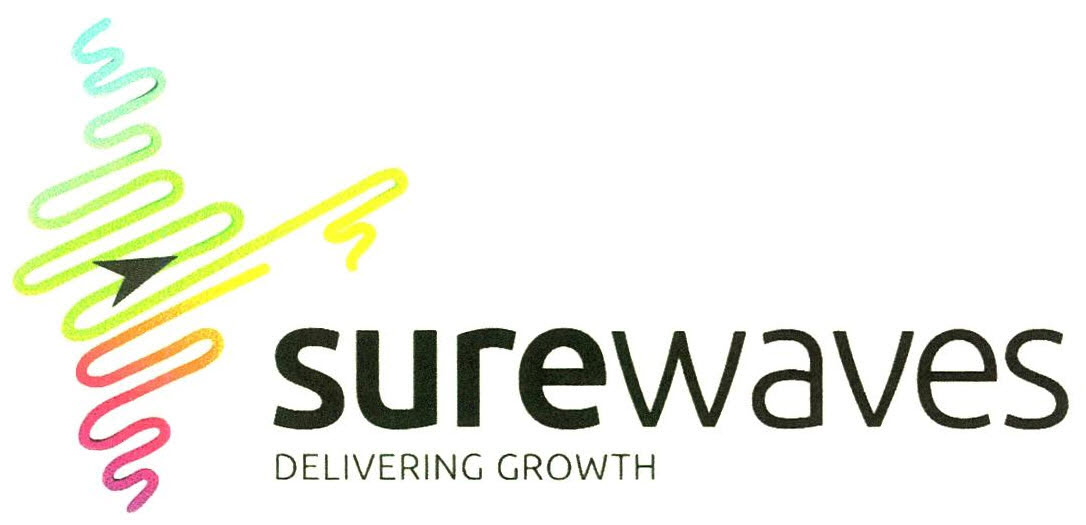 Surewaves Delivering Growth (colour Logo) Device mark 2592214 Trademark