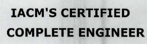 Iacm's Certified Complete Enginer Device mark 1964715 Trademark