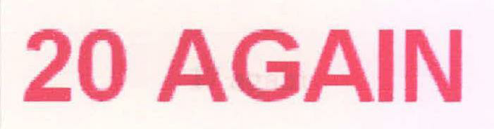 20 Again Device mark 2223178 Trademark