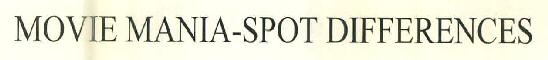 Movie Mania-spot Differences Device mark 2914281 Trademark
