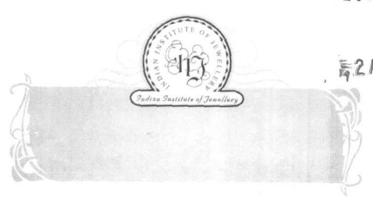 Indian Institute Of Jewellery (device) Device mark 1671712 Trademark