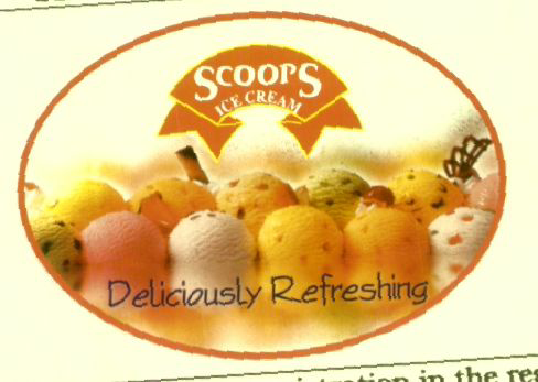 Scoops (device Of Ice-cream) Device mark 1300085 Trademark