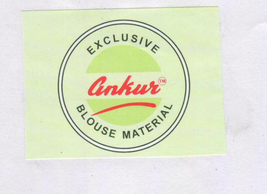 Ankar Exclusive Blouse Material (label) Device mark 1524772 Trademark