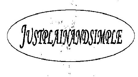 Justplainandsimple (label) Device mark 2107615 Trademark