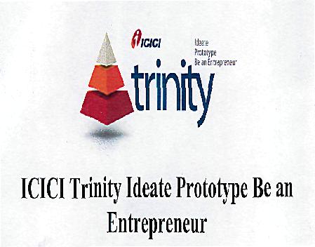 Trinity Icici Trinity Ideate Prototype Be And Entrepreneur (label) Device mark 2189666 Trademark